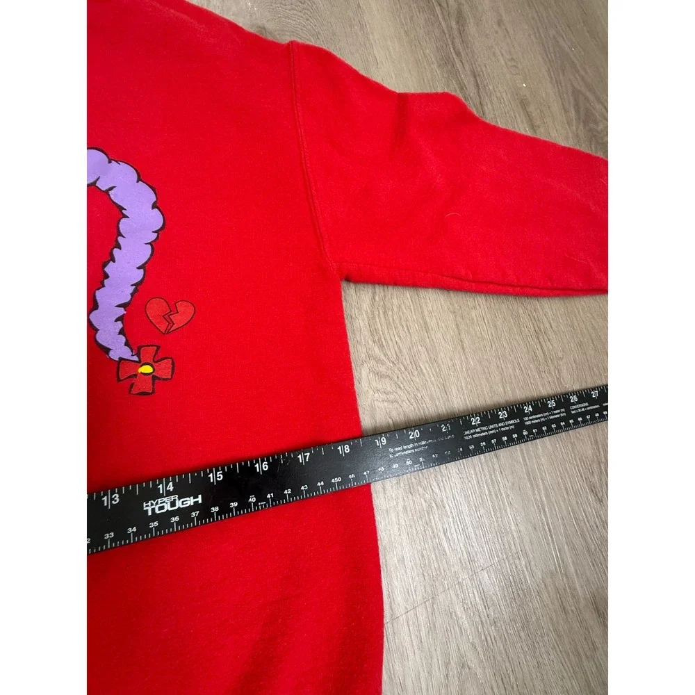 Culture Shop Susie Carmichael Rugrats Graphic Red Crewneck Sweatshirt Streetwear